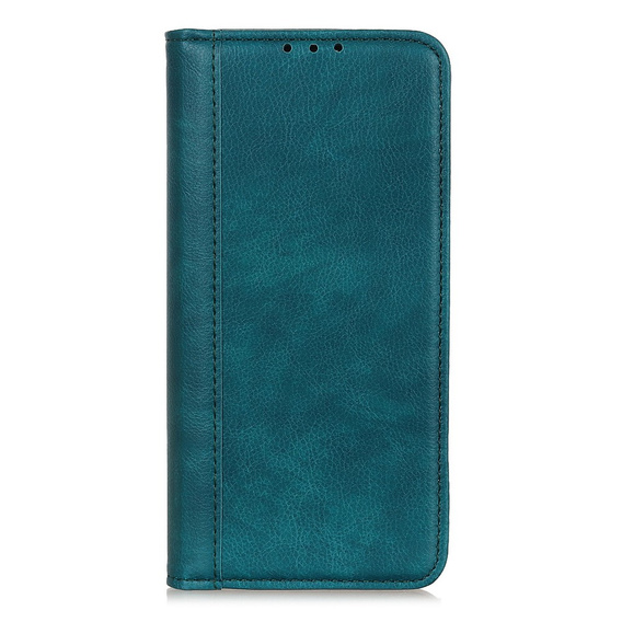 Pouzdro pro Samsung Galaxy S25 Ultra, Wallet Litchi Leather, zelené