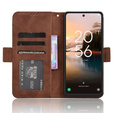 Klopové pouzdro pro TCL 40 NxtPaper, Card Slot, hnědé