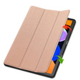 Pouzdro pro Lenovo Idea Tab 11" 2025 TB336FU TB336ZU, stojánek, Smartcase s držákem stylusu, růžově zlaté