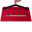 Pouzdro pro Lenovo Tab M9, Wallet Pen Slot, červené