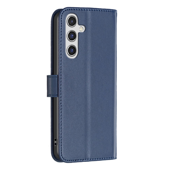 Klopové pouzdro pro Samsung Galaxy A35 5G, BINFEN Wallet, modré