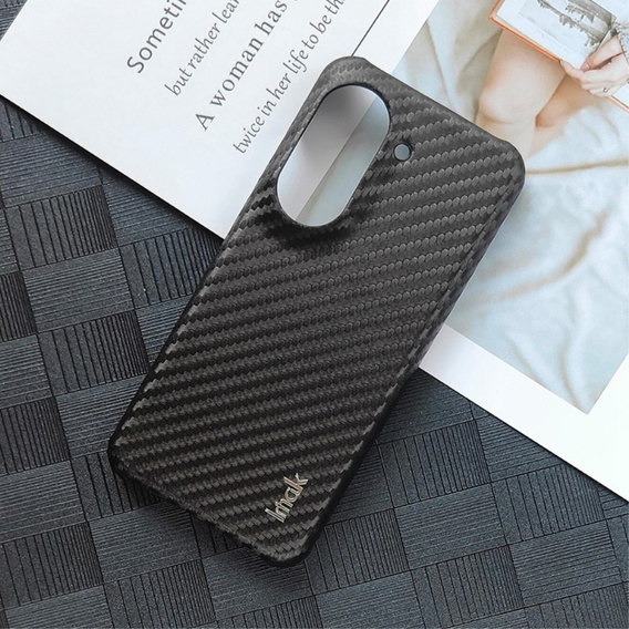 Pouzdro IMAK pro Asus Zenfone 9 5G / 10 5G, Ruiyi Series Case Carbon, černé