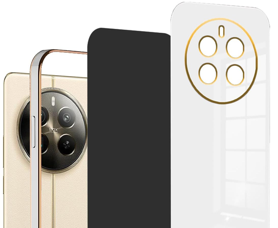 Pouzdro pro Realme 12 Pro 5G / 12 Pro+ 5G, Glamour CamShield, bílé