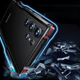 Pouzdro LUPHIE pro Samsung Galaxy S23 Ultra, Armor Bumper, černá / červená
