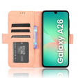 Klopové pouzdro pro Samsung Galaxy A26, Card Slot, růžové