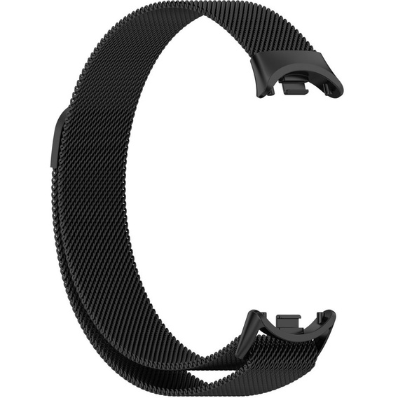 Milánský náramek s pouzdrem pro Xiaomi Smart Band 10 / 9 / 8, černý