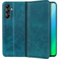 Flipové pouzdro pro Samsung Galaxy A14 4G/5G, Split Leather, zelené