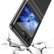 Pouzdro pro Samsung Galaxy Z Flip7 FE / Z Flip6, PC Case, transparentní / černé
