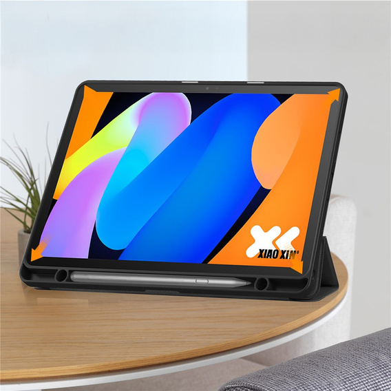 Pouzdro pro Lenovo Idea Tab 11" 2025 TB336FU TB336ZU, stojánek, Smartcase s držákem stylusu, černé