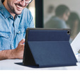 Pouzdro pro Samsung Galaxy Tab S10 Lite / S10 FE / S9 FE, Business Card and Pen Slot, modré