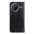 Flipové pouzdro pro Xiaomi Poco F7 Pro / F7 Ultra, Split Leather, černé