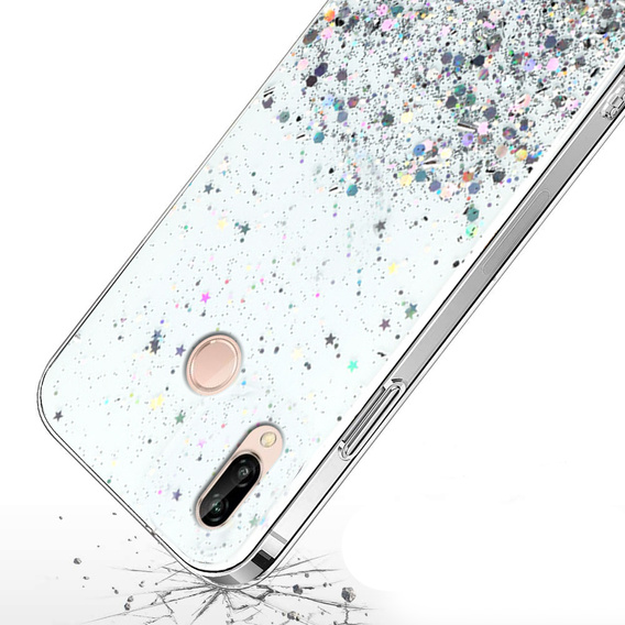 Pouzdro pro Huawei P20 Lite, Glittery, průhledné