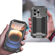Pouzdro pro iPhone 16 Pro Max, R-JUST CamShield Slide, pancéřované, černé