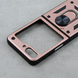 Pancéřové pouzdro pro Samsung Galaxy Z Flip5 5G, Nox Case Ring, růžové rose gold