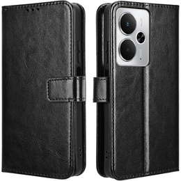 Klopové pouzdro pro Realme 14 5G / Realme 14T 5G, Crazy Horse Wallet, černé