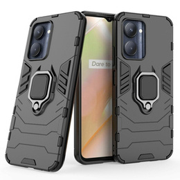 Pouzdro pro Realme C33, Kickstand Ring, černé