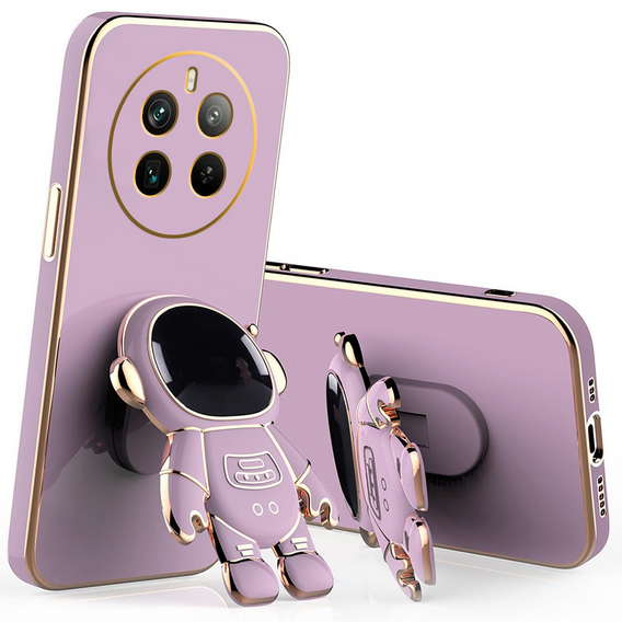 Pouzdro pro Realme 12 Pro 5G / 12 Pro+ 5G, Astronaut, fialové