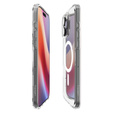 Pouzdro MagSafe Spigen pro iPhone 16 Pro Max, Ultra Hybrid, transparentní / bílé + 9H tvrzené sklo