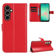 Klopové pouzdro pro Samsung Galaxy A26, Crazy Horse Wallet, červené
