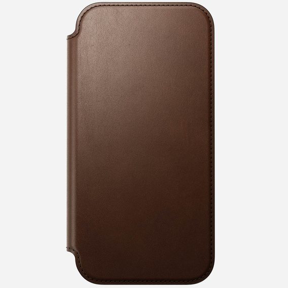 Pouzdro Nomad pro iPhone 17 Pro Max, Modern Leather Folio, hnědé