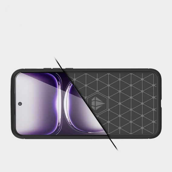 Pouzdro pro Oppo Reno 12 Pro, Carbon, černé