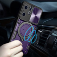 Pancéřové pouzdro pro Infinix Hot 40i, CamShield Slide, fialové