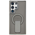 Pouzdro pro Samsung Galaxy S25 Ultra, Kickstand Matt Case, pro MagSafe, šedé + sklo na displej