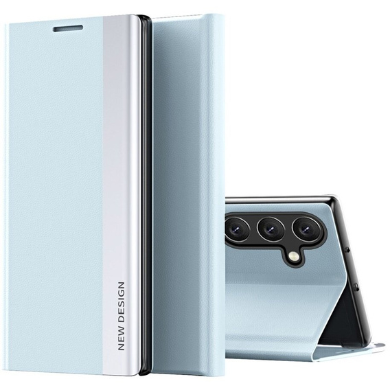 Klopové pouzdro pro Samsung Galaxy A35 5G, Side Magnetic, modré