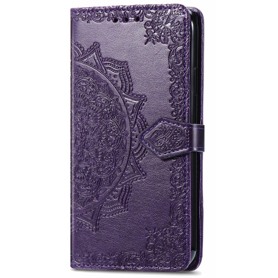 Klopové pouzdro pro Oppo A98 5G, Mandala, fialové