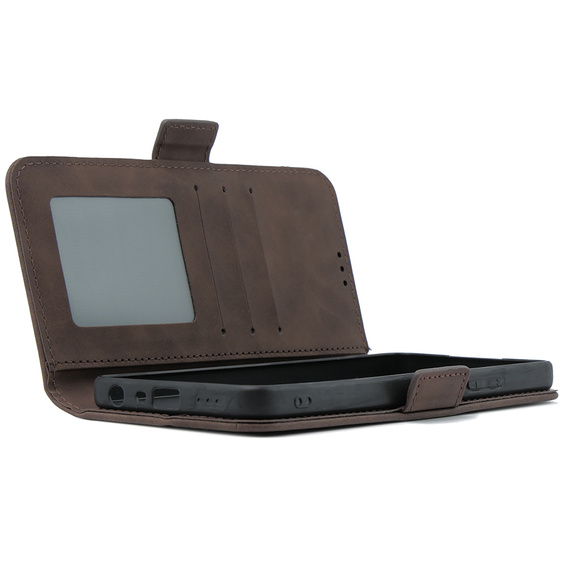 Klopové pouzdro pro Oppo A38 4G / Oppo A18 4G, Card Slot, hnědé