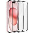2x keramické hybridní sklo ERBORD pro iPhone 15 Plus
