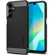 Pouzdro Spigen pro Samsung Galaxy A16 4G/ 5G, Rugged Armor MagSafe, černé + tvrzené sklo 9H
