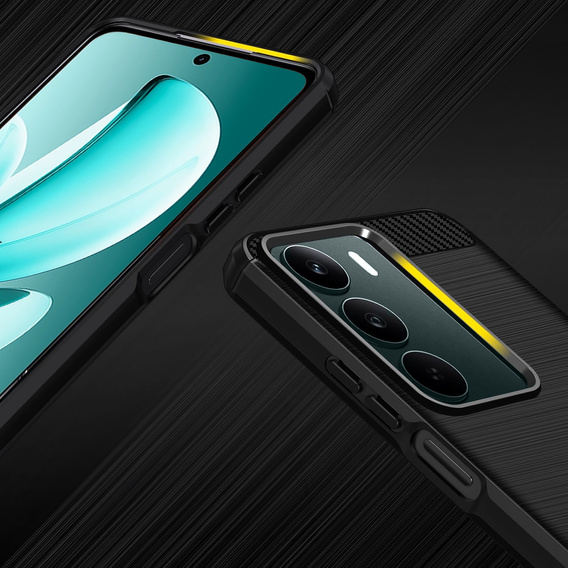 Pouzdro pro Realme C71, Carbon, černé