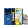 Klopové pouzdro pro Oppo A60, Lily Flower, námořnicky modré