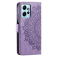 Klopové pouzdro pro Xiaomi Redmi Note 12 4G, Mandala, fialové