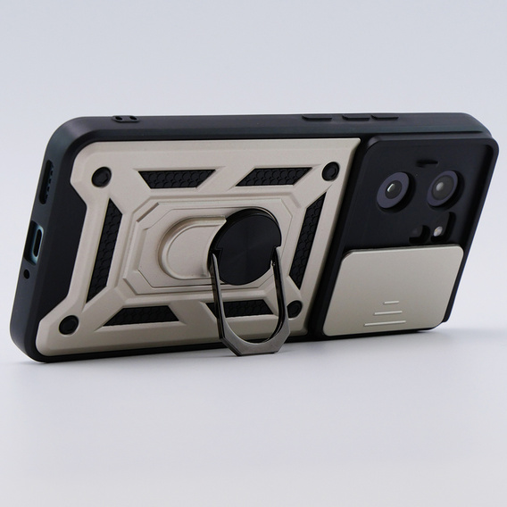 Pouzdro pro Xiaomi 13T / 13T Pro, CamShield Slide, zlaté