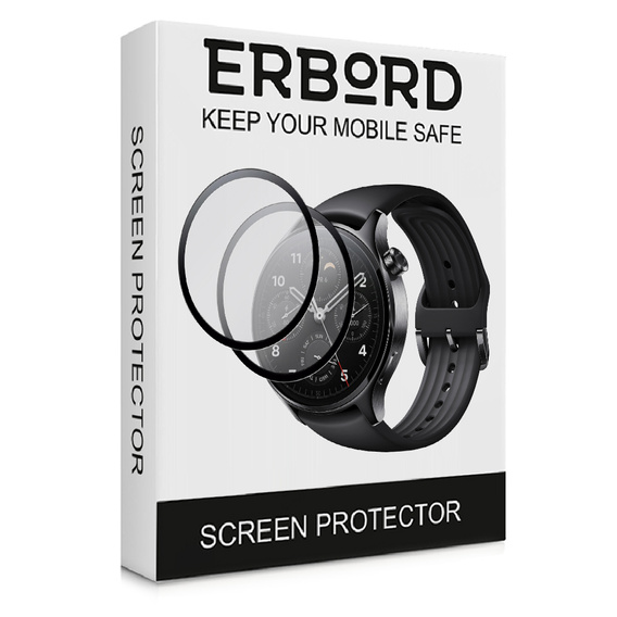 2x hybridní sklo ERBORD pro Xiaomi Watch S1 Pro