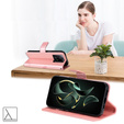 Klopové pouzdro pro Xiaomi 13T / 13T Pro, strom, růžové rose gold