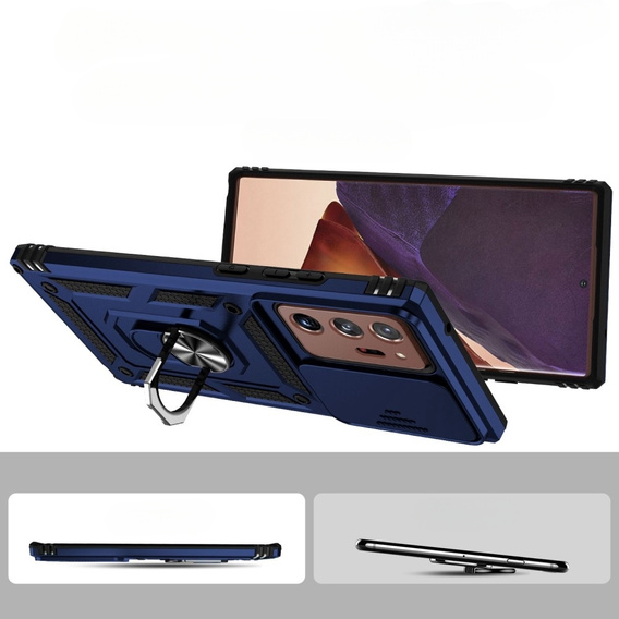 Pouzdro pro Samsung Galaxy Note 20 Ultra, CamShield Slide, modré