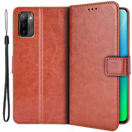 Klopové pouzdro pro Ulefone Note 12P, Wallet, hnědé
