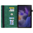 Pouzdro pro Lenovo Tab M11, Classic, s prostorem pro stylus, zelené