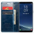 CASEME flipové pouzdro pro Samsung Galaxy S8, Waxy Textured, modré