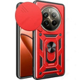 Pouzdro pro Realme 12 Pro 5G / 12 Pro+ 5G, CamShield Slide, červené