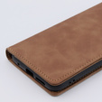 Pouzdro pro Xiaomi Redmi Note 12S, ERBORD Vintage peněženka s klopou, hnědé