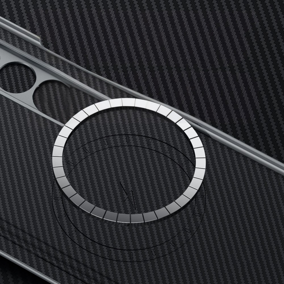 Pouzdro SULADA Carbon Fiber pro MagSafe pro Samsung Galaxy Z Fold6 5G, černé