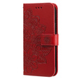 Klopové pouzdro pro Xiaomi Redmi Note 13 5G, Mandala, červené