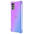 Pouzdro pro Motorola Moto G22, Gradient Dropproof, Fialová / modrá