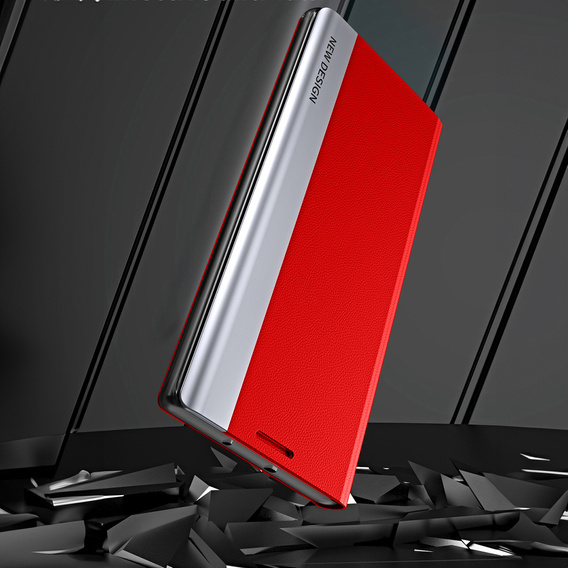 Klopové pouzdro pro Honor Magic 6 Lite 5G, Side Magnetic, červené