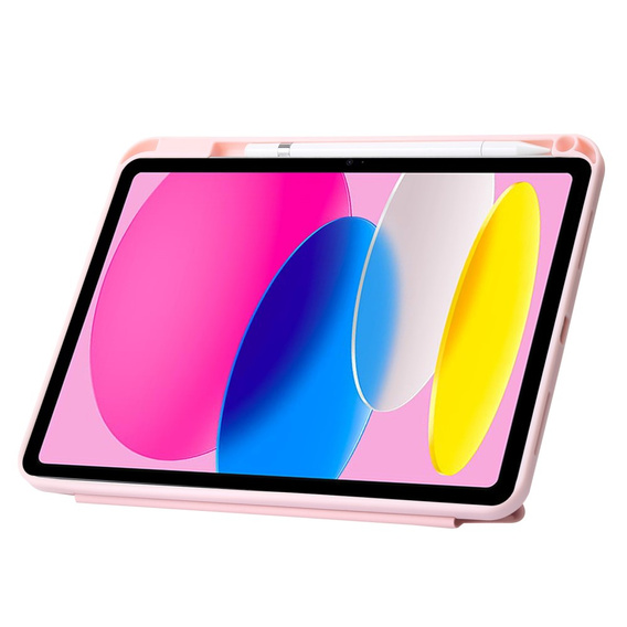 Pouzdro pro iPad 10.9" 2022 (10 gen.), Origami, růžové rose gold
