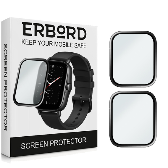 2x hybridní sklo ERBORD pro Amazfit GTS 2